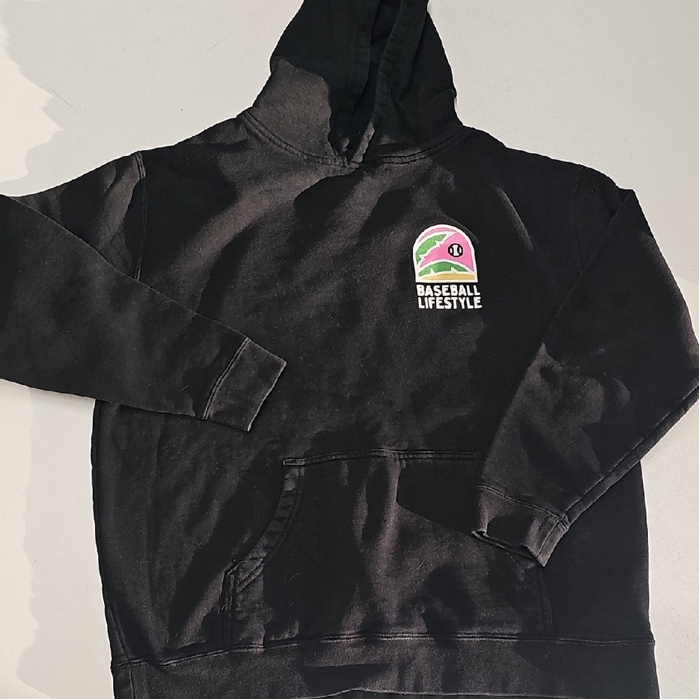 Baseball Lifestyle Kids' Black Hoodie